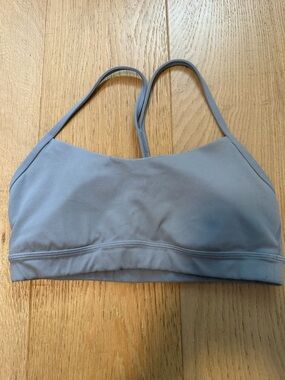 Lululemon light blue y-strap nulu sports bra